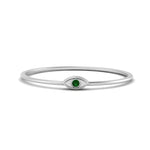 Load image into Gallery viewer, Evil Eye Mini Stack Ring
