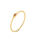 Load image into Gallery viewer, Evil Eye Mini Stack Ring
