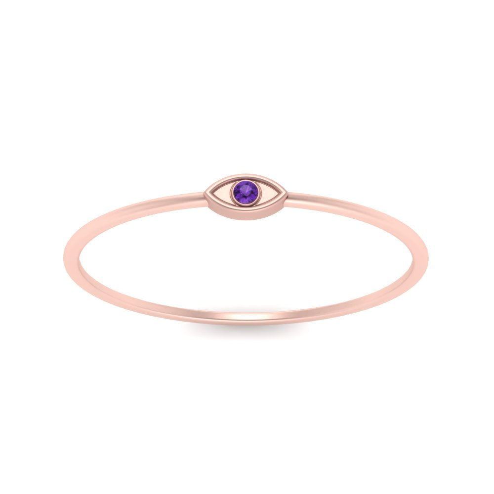 Evil Eye Mini Stack Ring