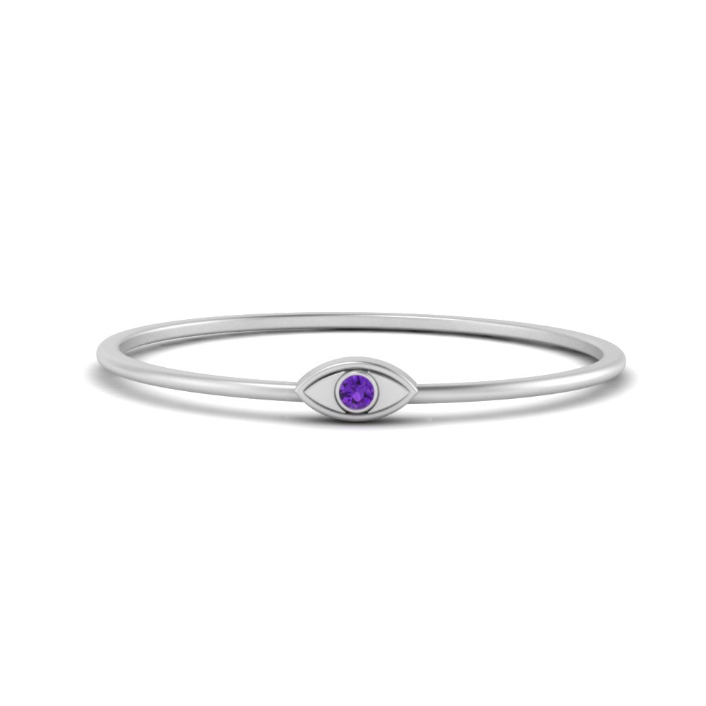 Evil Eye Mini Stack Ring