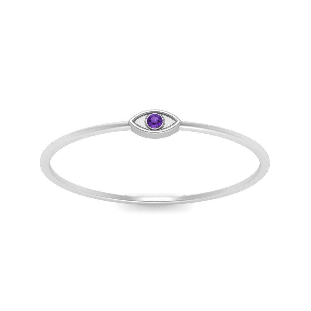 Evil Eye Mini Stack Ring