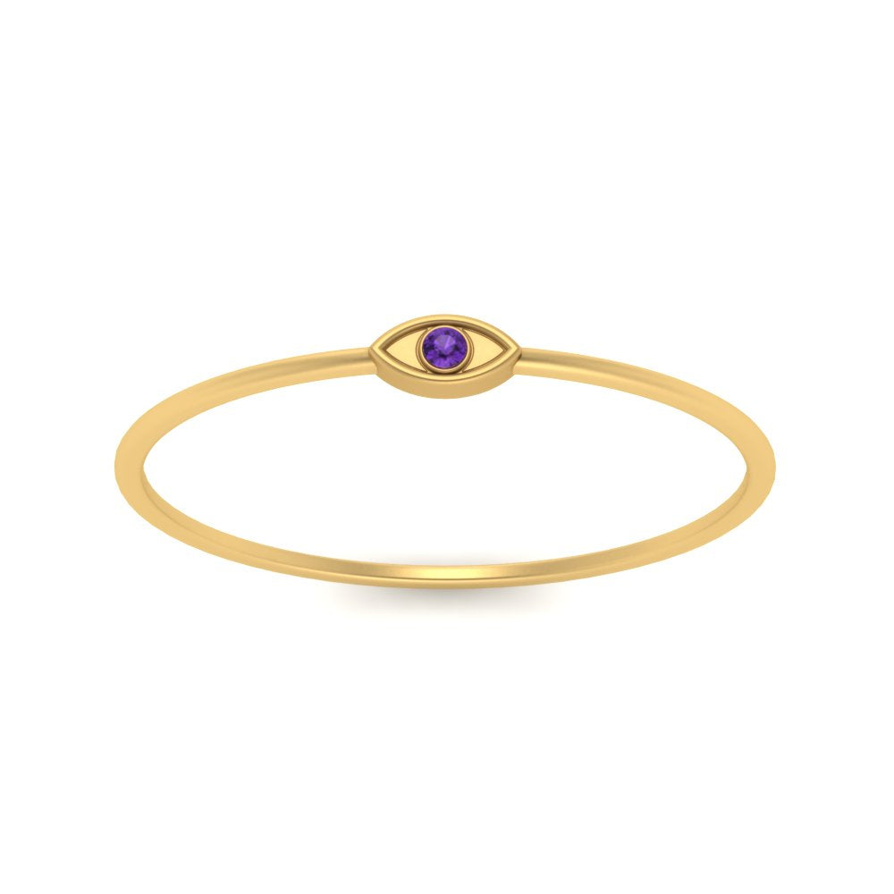 Evil Eye Mini Stack Ring