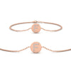 Load image into Gallery viewer, Alphabet disc diamond bracelet