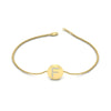 Load image into Gallery viewer, Alphabet disc diamond bracelet