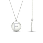 Load image into Gallery viewer, f-letter-pendant-in-white-gold-FDPD11312FANGLE2-NL-WG
