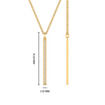Load image into Gallery viewer, fancy-pave-straight-bar-diamond-necklace-pendant-in-FDPD8094-NL-YG
