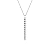 Load image into Gallery viewer, fancy-pave-straight-bar-diamond-necklace-pendant-with-black-diamond-in-FDPD8094-GBLACK-NL-WG