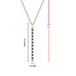 Load image into Gallery viewer, fancy-pave-straight-bar-diamond-necklace-pendant-with-emerald-in-FDPD8094-GEMGR-NL-RG

