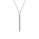 Load image into Gallery viewer, fancy-pave-straight-bar-diamond-necklace-pendant-with-emerald-in-FDPD8094-GEMGR-NL-RG
