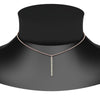 Load image into Gallery viewer, fancy-pave-straight-bar-diamond-necklace-pendant-with-emerald-in-FDPD8094-GEMGR-NL-RG