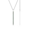 Load image into Gallery viewer, fancy-pave-straight-bar-diamond-necklace-pendant-with-emerald-in-FDPD8094-GEMGR-NL-WG