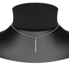 Load image into Gallery viewer, fancy-pave-straight-bar-diamond-necklace-pendant-with-emerald-in-FDPD8094-GEMGR-NL-WG
