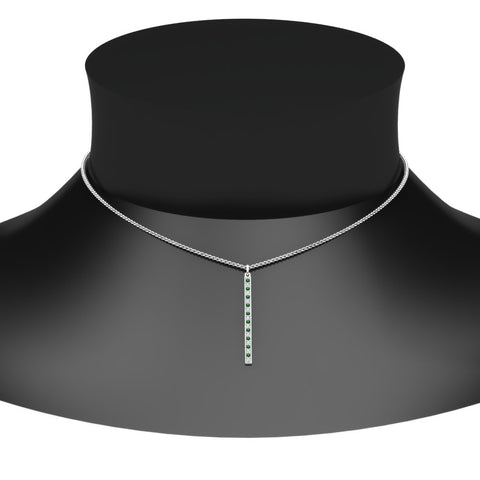 fancy-pave-straight-bar-diamond-necklace-pendant-with-emerald-in-FDPD8094-GEMGR-NL-WG