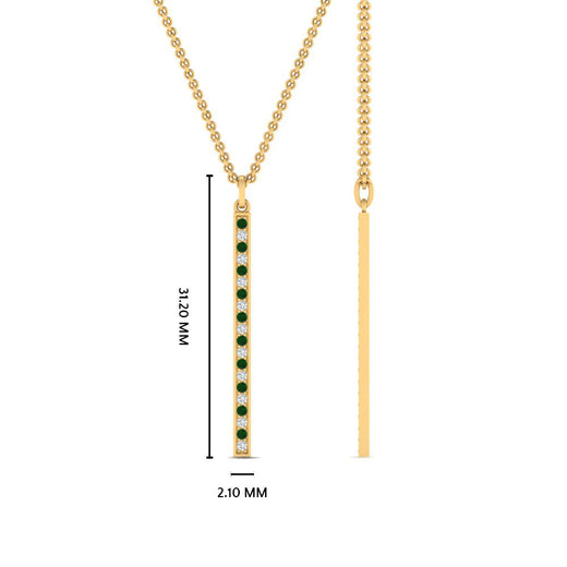 fancy-pave-straight-bar-diamond-necklace-pendant-with-emerald-in-FDPD8094-GEMGR-NL-YG