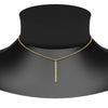 Load image into Gallery viewer, fancy-pave-straight-bar-diamond-necklace-pendant-with-emerald-in-FDPD8094-GEMGR-NL-YG