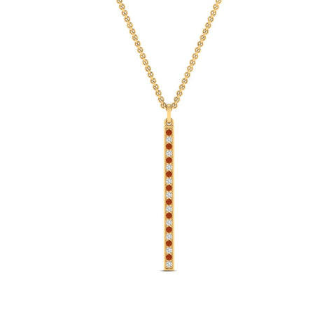fancy-pave-straight-bar-diamond-necklace-pendant-with-orange-sapphire-in-FDPD8094-GSAOR-NL-YG