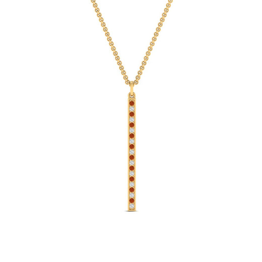 fancy-pave-straight-bar-diamond-necklace-pendant-with-orange-sapphire-in-FDPD8094-GSAOR-NL-YG