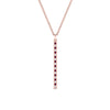 Load image into Gallery viewer, fancy-pave-straight-bar-diamond-necklace-pendant-with-pink-sapphire-in-FDPD8094-GSADRPI-NL-RG