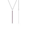 Load image into Gallery viewer, fancy-pave-straight-bar-diamond-necklace-pendant-with-pink-sapphire-in-FDPD8094-GSADRPI-NL-WG