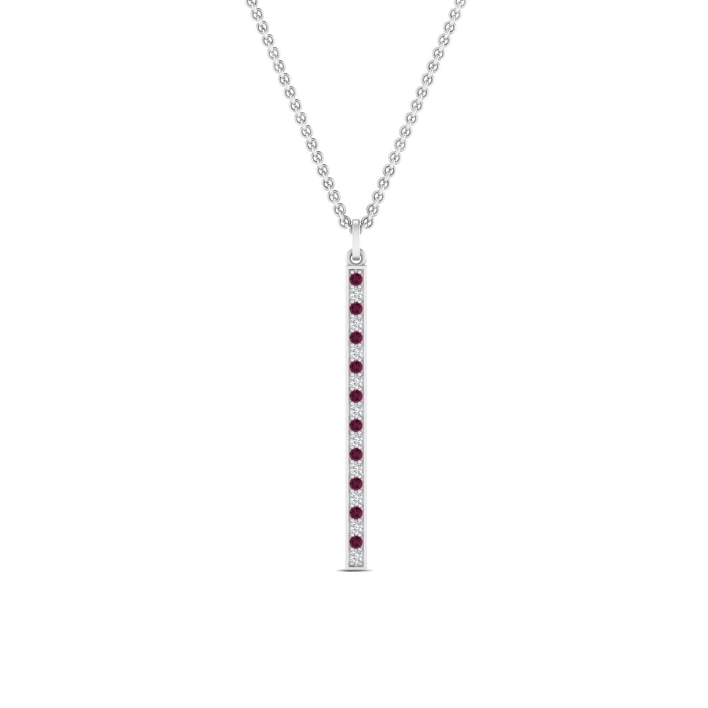 fancy-pave-straight-bar-diamond-necklace-pendant-with-pink-sapphire-in-FDPD8094-GSADRPI-NL-WG