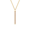 Load image into Gallery viewer, fancy-pave-straight-bar-diamond-necklace-pendant-with-pink-sapphire-in-FDPD8094-GSADRPI-NL-YG