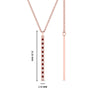 Load image into Gallery viewer, fancy-pave-straight-bar-diamond-necklace-pendant-with-ruby-in-FDPD8094-GRUDR-NL-RG