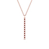 Load image into Gallery viewer, fancy-pave-straight-bar-diamond-necklace-pendant-with-ruby-in-FDPD8094-GRUDR-NL-RG