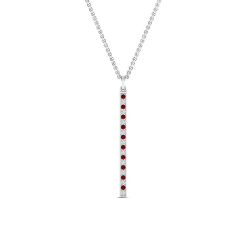 fancy-pave-straight-bar-diamond-necklace-pendant-with-ruby-in-FDPD8094-GRUDR-NL-WG