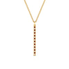 Load image into Gallery viewer, fancy-pave-straight-bar-diamond-necklace-pendant-with-ruby-in-FDPD8094-GRUDR-NL-YG