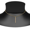 Load image into Gallery viewer, fancy-pave-straight-bar-diamond-necklace-pendant-with-ruby-in-FDPD8094-GRUDR-NL-YG