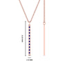 Load image into Gallery viewer, fancy-pave-straight-bar-diamond-necklace-pendant-with-sapphire-in-FDPD8094-GSABL-NL-RG