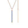 Load image into Gallery viewer, fancy-pave-straight-bar-diamond-necklace-pendant-with-sapphire-in-FDPD8094-GSABL-NL-RG