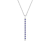 Load image into Gallery viewer, fancy-pave-straight-bar-diamond-necklace-pendant-with-sapphire-in-FDPD8094-GSABL-NL-WG
