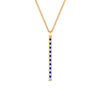 Load image into Gallery viewer, fancy-pave-straight-bar-diamond-necklace-pendant-with-sapphire-in-FDPD8094-GSABL-NL-YG