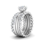 Load image into Gallery viewer, fancy-shaped-bands-with-solitaire-rings-in-FD10104RO-NL-WG
