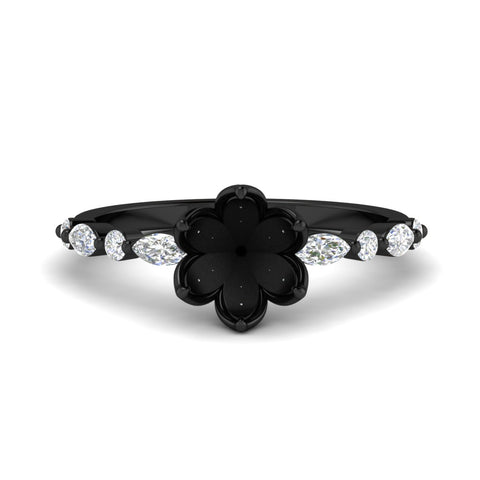 Tulip Setting Semi Mount Diamond Ring