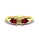 Load image into Gallery viewer, pear-diamond-cathedral-semi-mount-engagement-ring-with-ruby-in-yellow-gold-fdenr9210smgrudrangle2-yg_854a42f2-37e8-48e6-9bd4-88e816ade882
