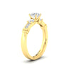 Load image into Gallery viewer, Round Cut Channel Bar Set Diamond Ring