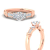 Load image into Gallery viewer, Round Cut Channel Bar Set Diamond Ring