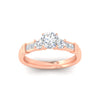 Load image into Gallery viewer, Round Cut Channel Bar Set Diamond Ring