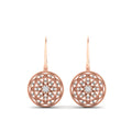 Thumbnail 11 - filigree-circle-drop-lever-back-diamond-earring-in-rose-gold-FD-EAR11279ANGLE2-NL-RG