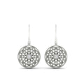Thumbnail 16 - filigree-circle-drop-lever-back-diamond-earring-in-white-gold-FD-EAR11279ANGLE2-NL-WG