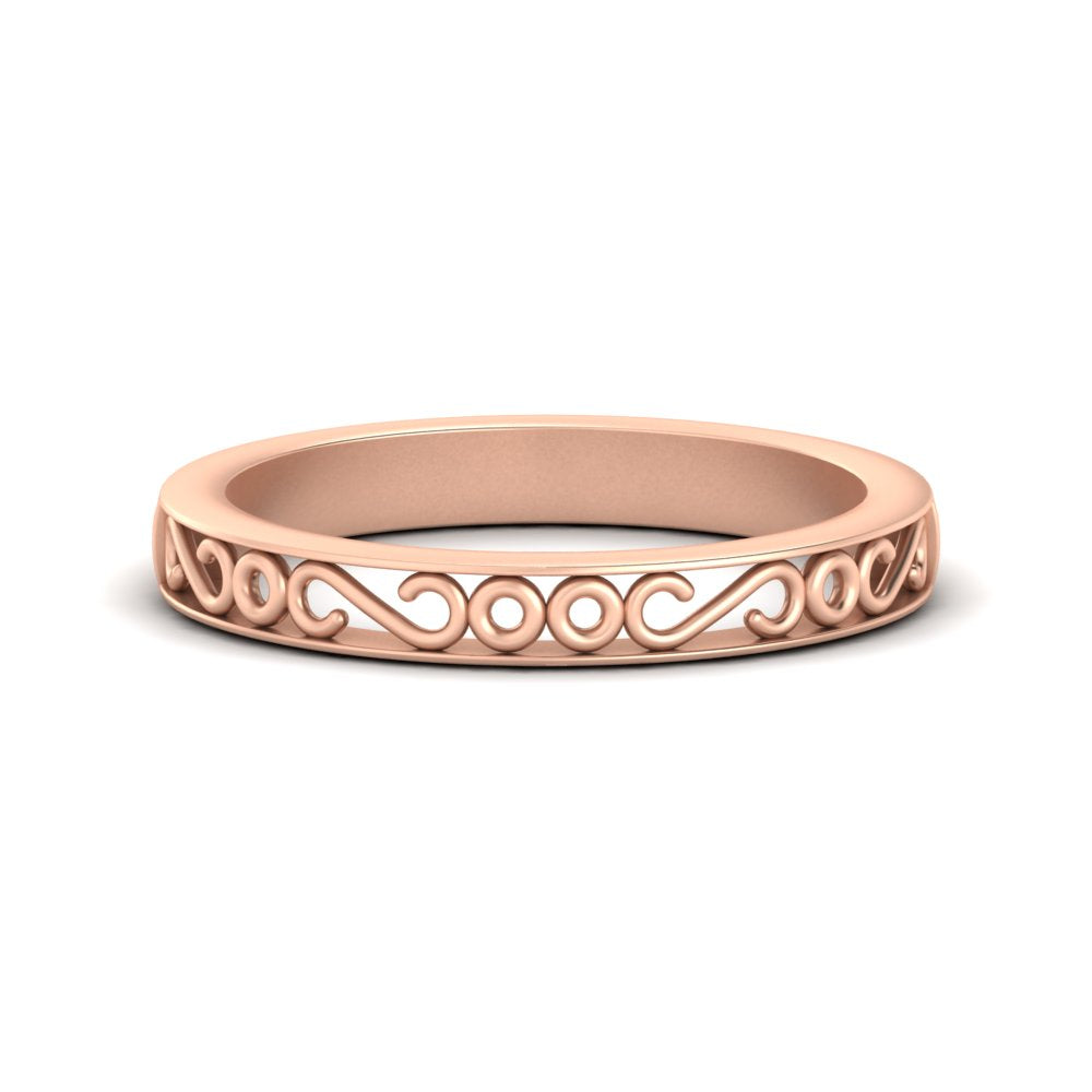Filigree Design Band