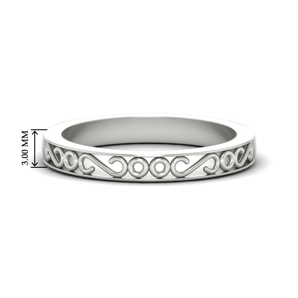 Filigree Design Band