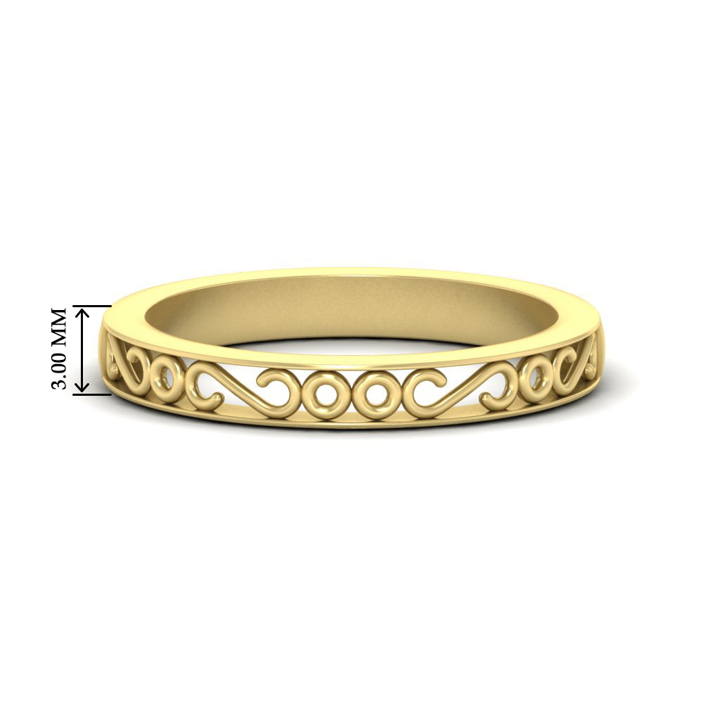 Filigree Design Band