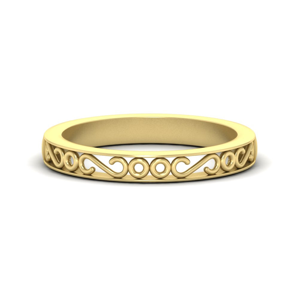 Filigree Design Band