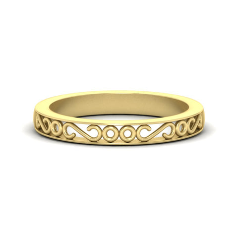 Filigree Design Band