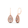 Load image into Gallery viewer, filigree-diamond-openwork-teardrop-earrings-in-rose-gold-FD-EAR11369-NL-RG