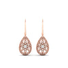 Load image into Gallery viewer, filigree-diamond-openwork-teardrop-earrings-in-rose-gold-FD-EAR11369ANGLE1-NL-RG