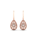 Thumbnail 19 - filigree-diamond-openwork-teardrop-earrings-in-rose-gold-FD-EAR11369ANGLE1-NL-RG